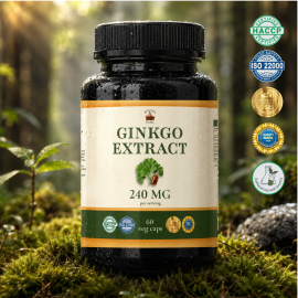 Ginkgo Biloba (Ginkgo Biloba 120 mg) - 60 capsules