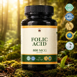 Фолиевая кислота (Folic Acid) 0,4 мг — 60 капсул по 500 мг
