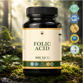 Фолиевая кислота (Folic Acid) 0,4 мг — 180 капсул по 500 мг
