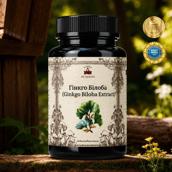 Гинкго Билоба (Ginkgo Biloba Extract) - 120 капсул по 500мг