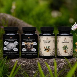 Set "Hunter’s Focus" : for concentration, natural energy, and mental and physical endurance – 120 capsules.