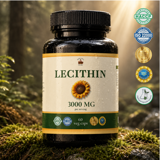 Lecithin (Lecithin) - 60 capsules of 500 mg