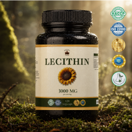 Lecithin (Lecithin) - 120 capsules of 500mg