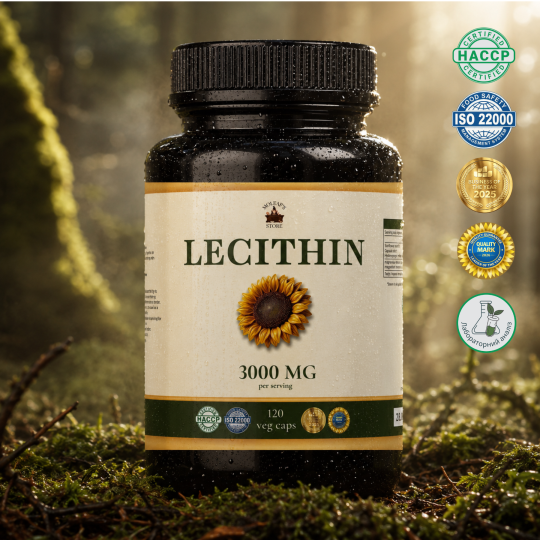 Лецитин (Lecithin) — 120 капсул по 500мг