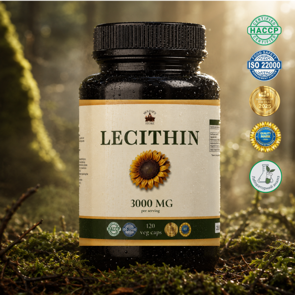 Лецитин (Lecithin) — 120 капсул по 500мг