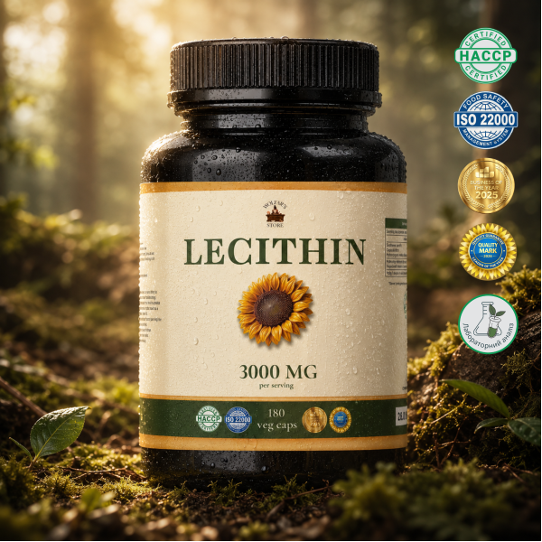 Лецитин (Lecithin) — 180 капсул по 500мг