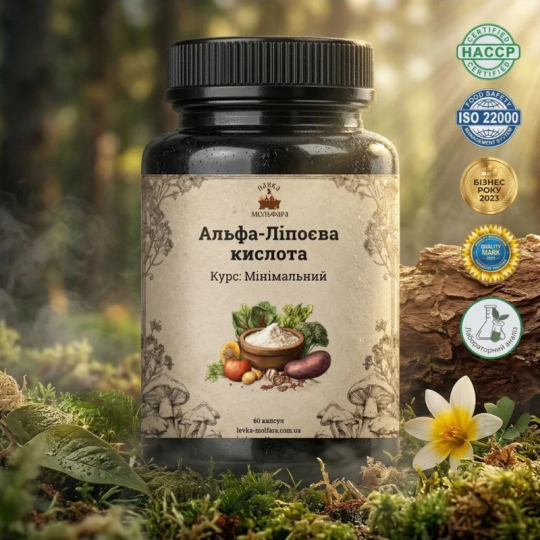 Альфа-липоевая кислота (Alpha Lipoic Acid) — 60 капсул по 500мг