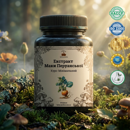 Екстракт Маки Перуанської (Maca Extract) - 60 капсул по 500мг