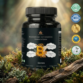 Біотин (Biotin 5 mg) - 120 капсул по 500мг