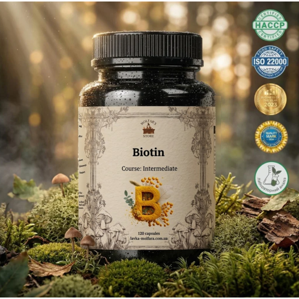 Біотин (Biotin 10 mg) - 120 капсул по 500мг