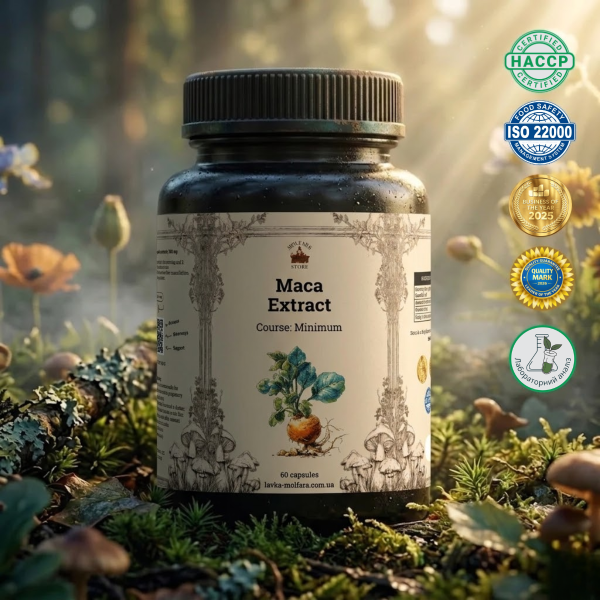 Екстракт Маки Перуанської (Maca Extract) - 60 капсул по 500мг