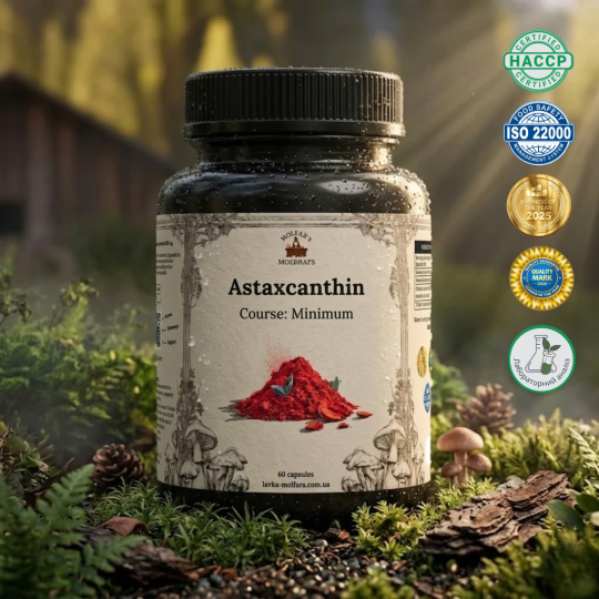 Астаксантин (Astaxanthin 4 mg) - 60 капсул по 500мг