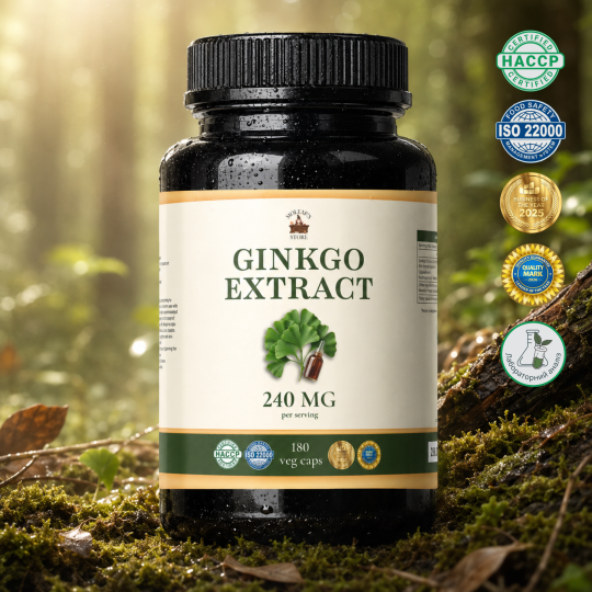 Гінкго Білоба (Ginkgo Biloba 240 мг) - 180 капсул по 500мг