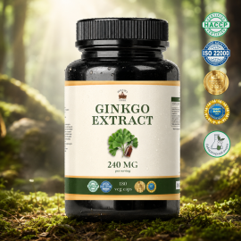 Ginkgo Biloba (Ginkgo Biloba 240 mg) - 60 capsules of 500 mg