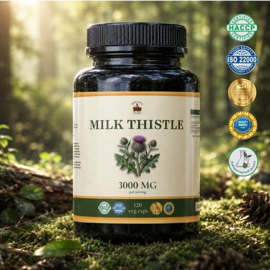 Розторопша (Milk Thistle) - 120 капсул по 500мг по 500мг
