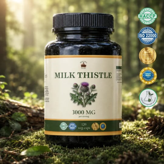 Розторопша (Milk Thistle) - 120 капсул по 500мг по 500мг