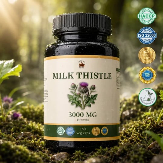 Розторопша (Milk Thistle) - 180 капсул по 500мг по 500мг