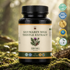 Екстракт Розторопші (Silymarin Milk Thistle Extract) - 180 капсул по 500мг по 500мг
