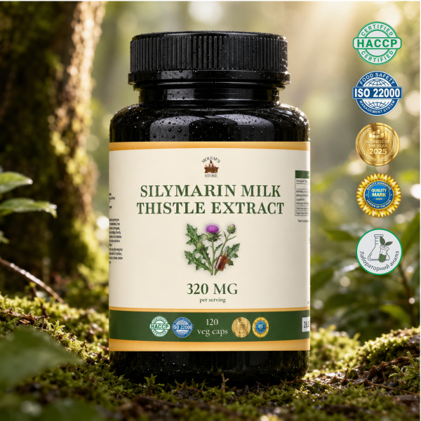 Екстракт Розторопші (Silymarin Milk Thistle Extract) - 120 капсул по 500мг по 500мг