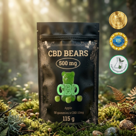 CBD Gummy Bears · Apple · 500mg · 50 pieces