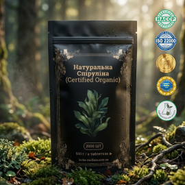 Спіруліна у Таблетках 2000 шт. - 500 г