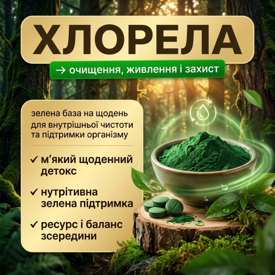 Хлорела у Таблетках 1000 шт. - 250 г