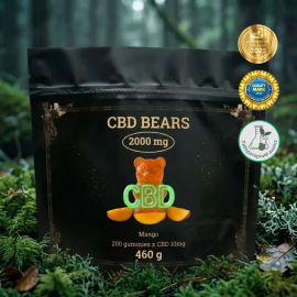 CBD (КБД) Желейні Ведмедики 2000 мг (Манго) - 200 штук