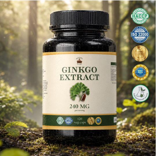 Гінкго Білоба (Ginkgo Biloba 240 мг) - 120 капсул по 500мг