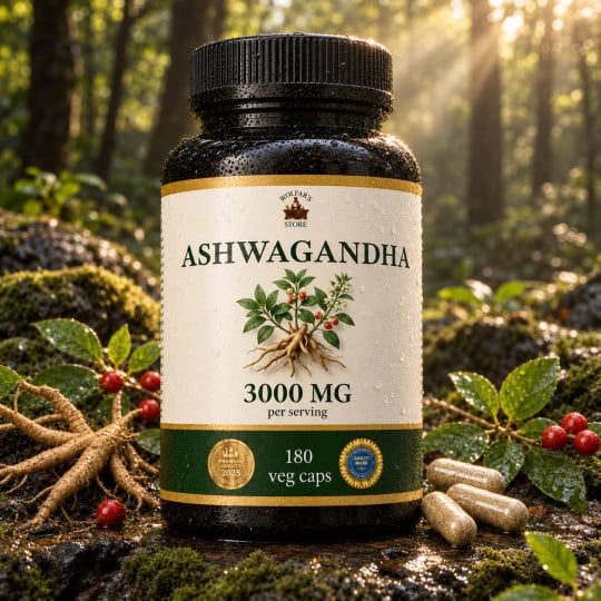 Ашваганда (Ashwagandha) — 180 капсул по 500 мг