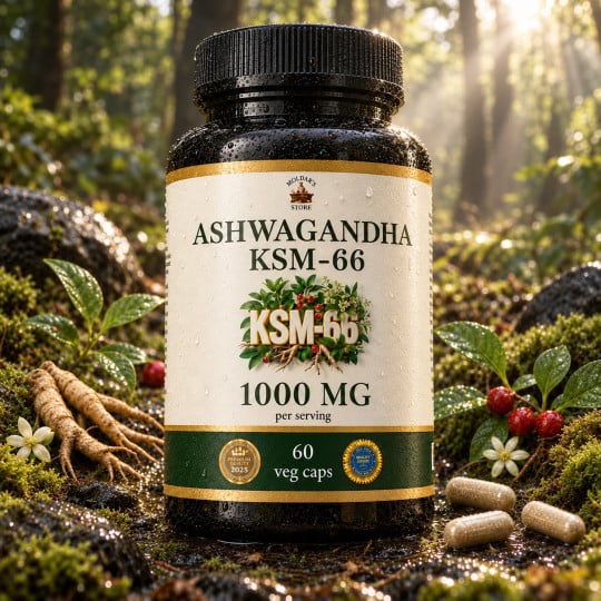 Ашваганда KSM-66 (Ashwagandha KSM-66) — 60 капсул по 500мг