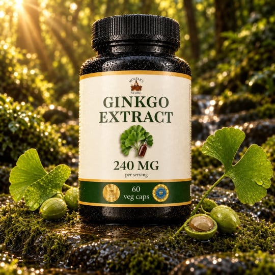 Гінкго Білоба (Ginkgo Biloba 240 мг) - 60 капсул по 500мг