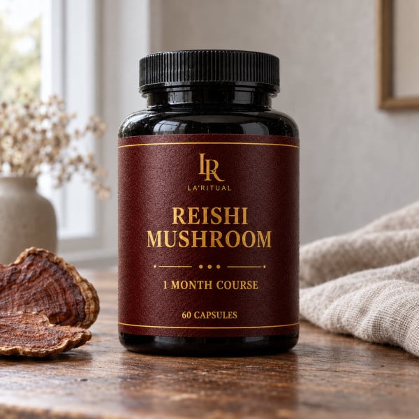 Reishi Mushroom in capsules - 60 capsules of 500 mg