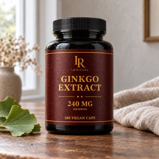 Гинкго Билоба (Ginkgo Biloba 240 мг) — 180 капсул по 500 мг La Ritual