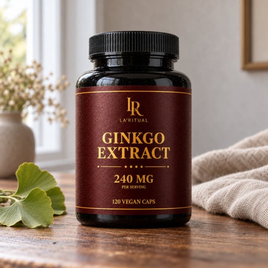 Гинкго Билоба (Ginkgo Biloba 240 мг) — 120 капсул по 500 мг La Ritual