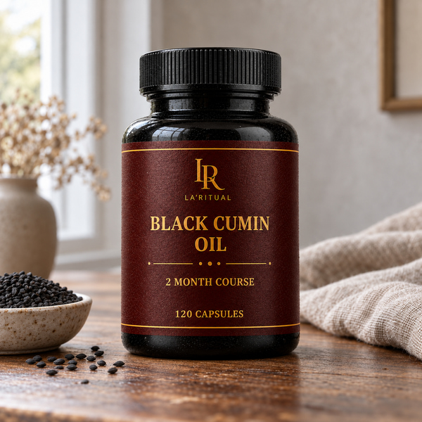 Black Cumin Oil in capsules - for strengthening immunity and blood vessels, 120 capsules of 500 mg