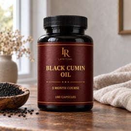 Black Cumin Oil in capsules - for strengthening immunity and blood vessels, 180 capsules of 500 mg