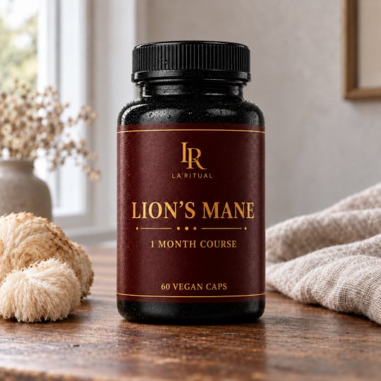 Lion’s Mane in capsules - 60 capsules of 500 mg: 2 in 1