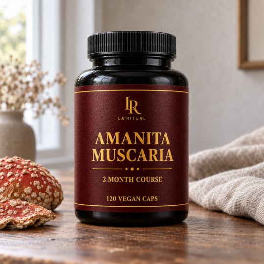 Red Fly Agaric in Capsules - Microdosing 120 capsules of 500 mg