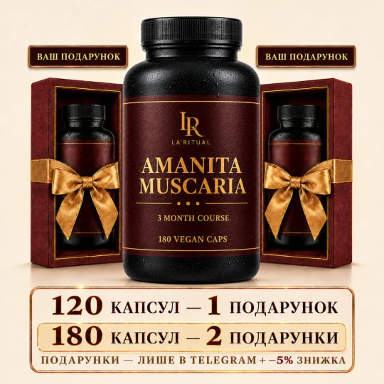 Red Fly Agaric in Capsules - Microdosing 180 capsules of 500 mg