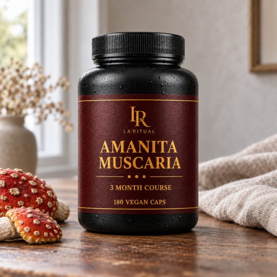 Red Fly Agaric in Capsules - 180 capsules of 500 mg