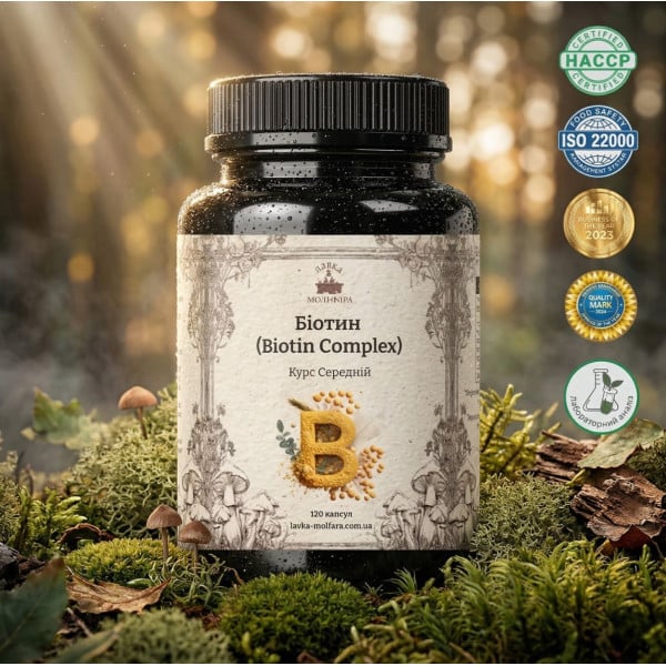 Біотин (Biotin 10 mg) - 120 капсул по 500мг