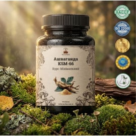 Ашваганда KSM-66 (Ashwagandha KSM-66) - 60 капсул по 500мг