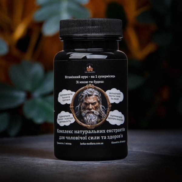 A complex of natural extracts for male potency and health -  60 capsules.