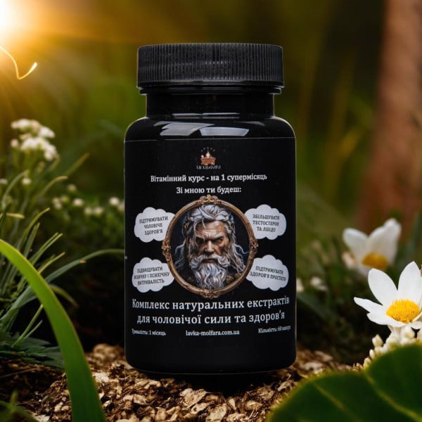 A complex of natural extracts for male potency and health -  60 capsules.