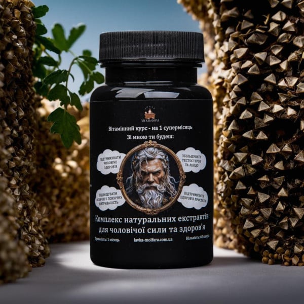 A complex of natural extracts for male potency and health -  60 capsules.